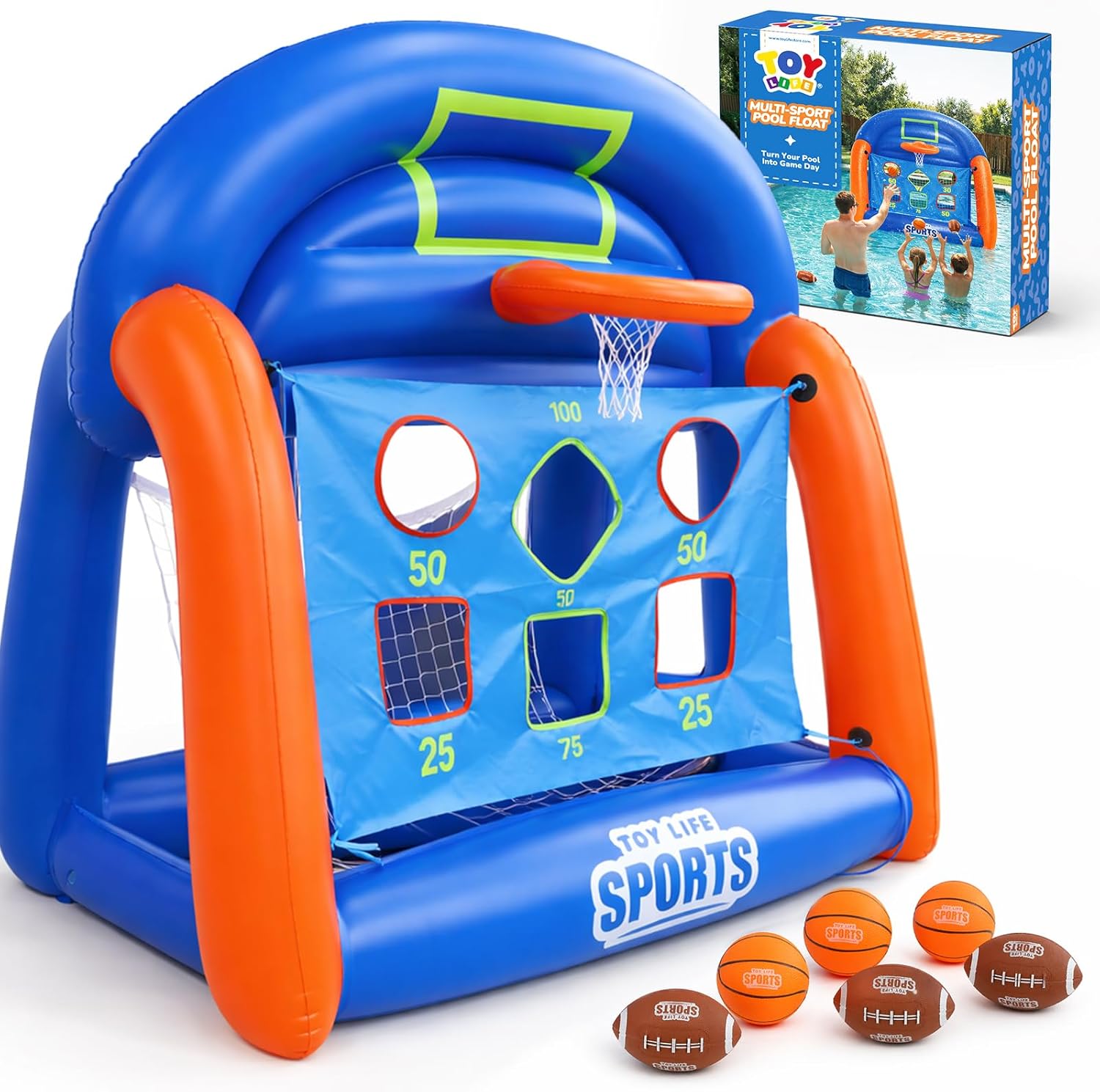 Kids Toys Kids Toys - Jogos Infláveis de Piscina Multi-Esportivos para