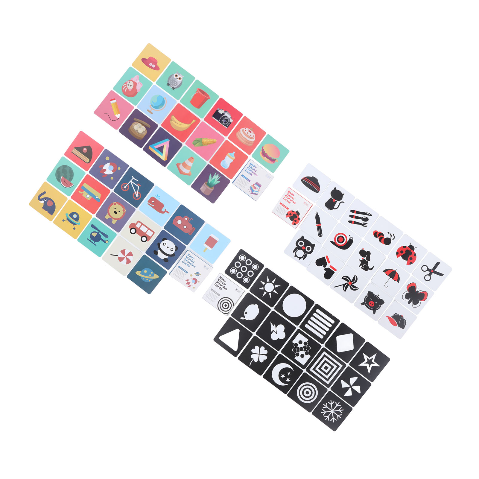 Educational Flash Card - ZK40 64pcs Flashcards para bebês de