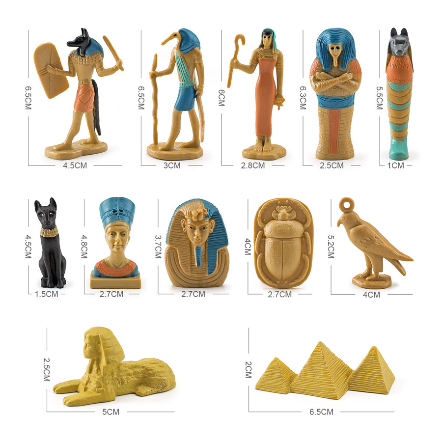 Kids Toys Under 200 - 12 pçs antigo egito estatueta pessoas