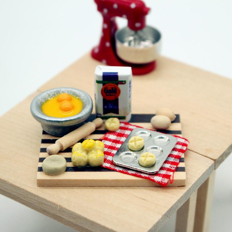 Kids Toys Play Egg - Casa de bonecas comida brinquedo pastelaria