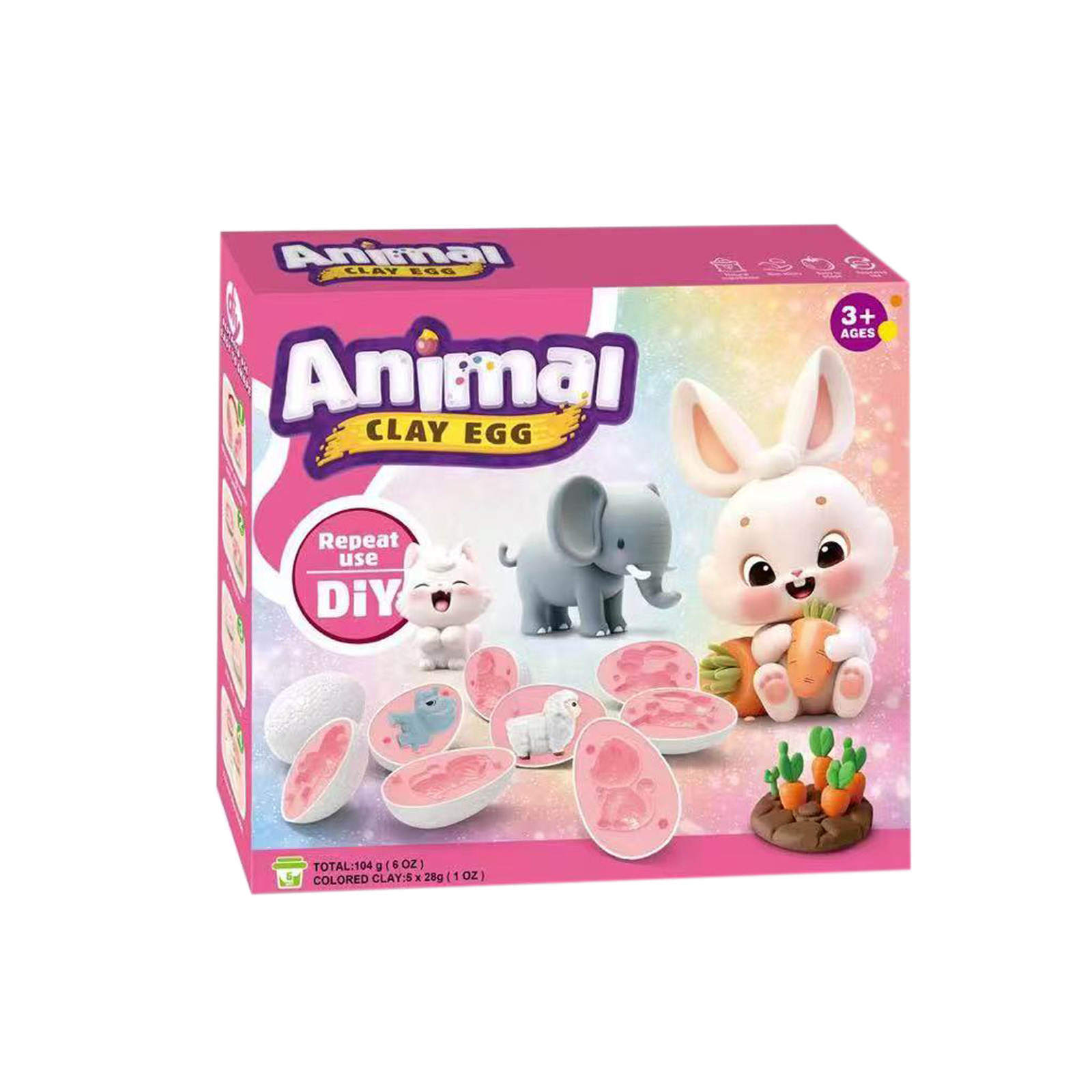 Conjunto de Ovos de Argila Col - Kids Toys Play Egg avaliação e preço