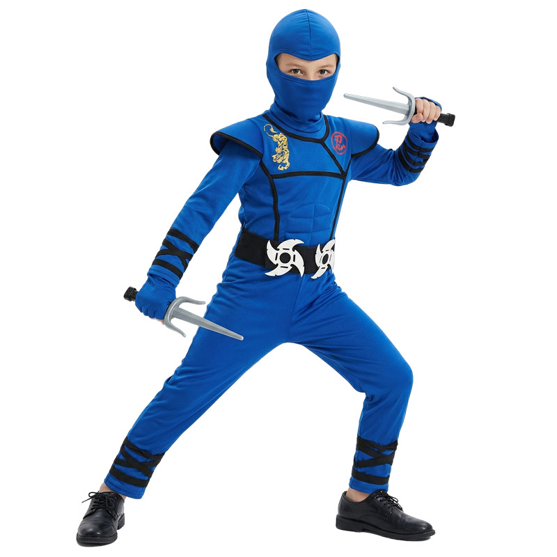 Fantasia de ninja preta e azul - Kids Toys Movie avaliação e preço