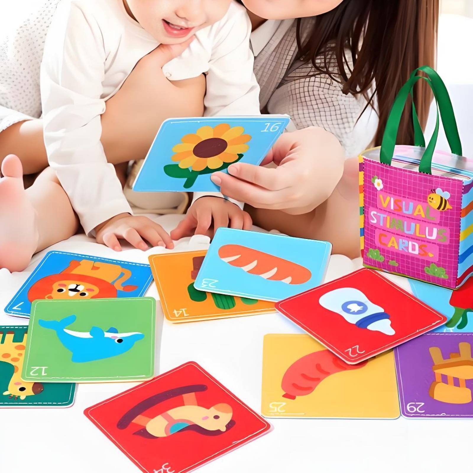 Cartões de Estímulo Visual par - Educational Flash Card avaliação e preço