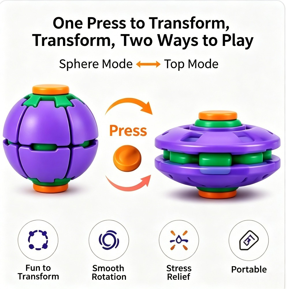 Bola Giratória Transformável A - Kids Toys Kids Toys avaliação e preço