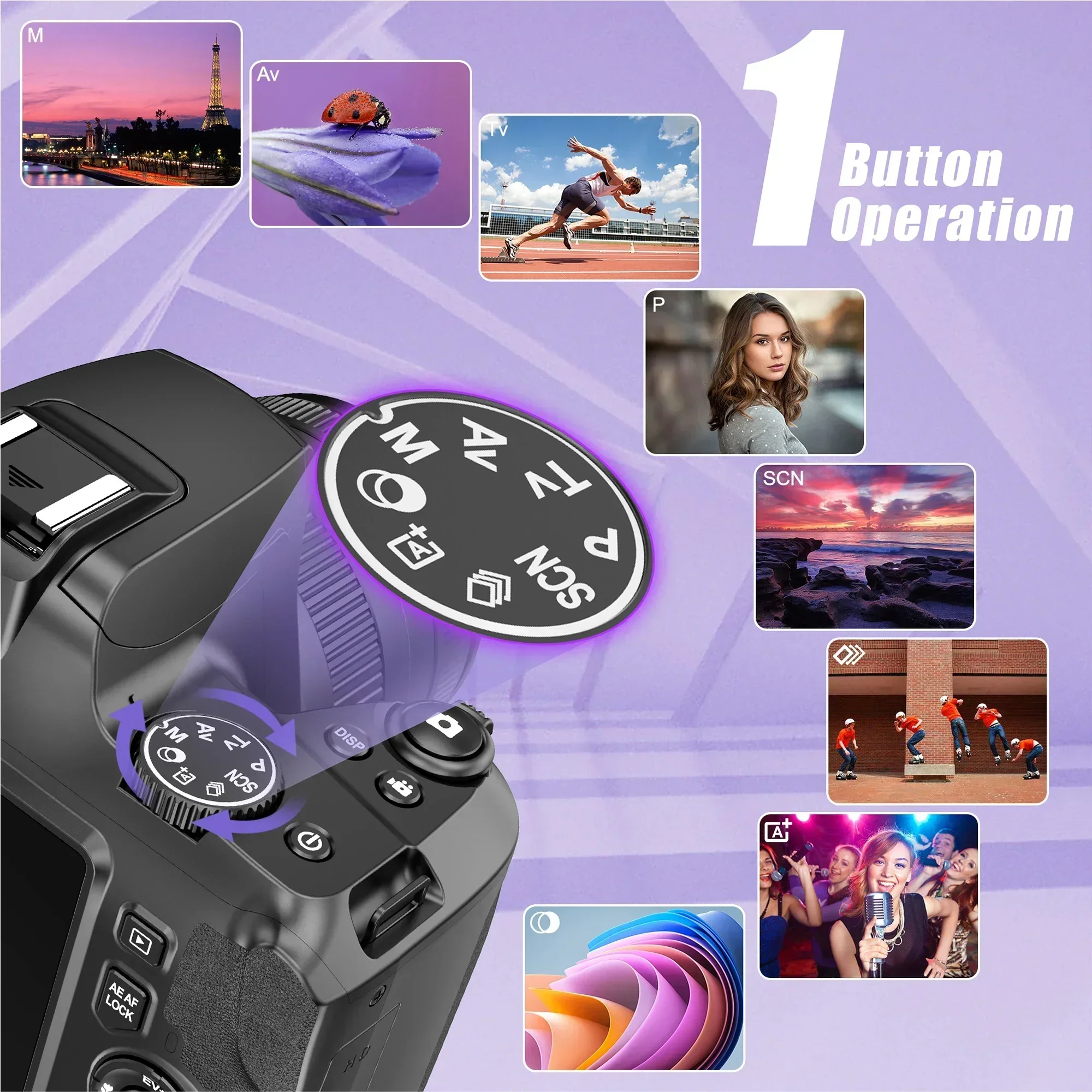 Câmera digital 4k para fotogra - Educational Flash Card avaliação e preço