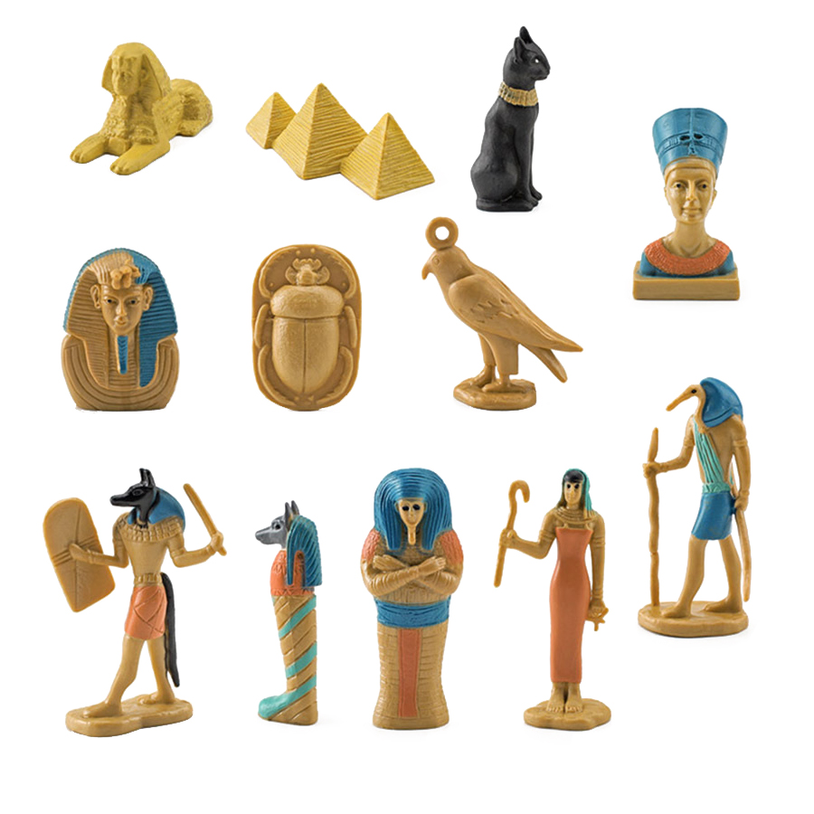 12 pçs antigo egito estatueta  - Kids Toys Under 200 avaliação e preço