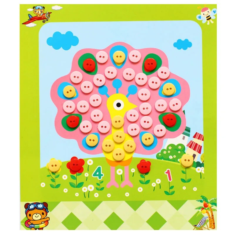 5 pçs/set crianças diy botão a - Kid Toys And Craft avaliação e preço